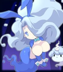 enraenra female koenra level-5 nipples nollety pussy reverse_bunnysuit smogling smogmella tagme yo-kai_watch youkai_watch