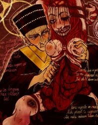 blood blush breasts dismemberment disturbing exposed_muscle extreme_gore fear_and_hunger flayed gore groping groping_breasts guro guts horror intestines necrophilia neznakomkav nosebleed uterus_(fear_and_hunger) valteil_(fear_and_hunger)