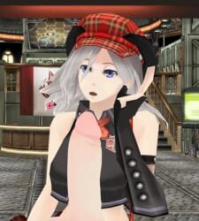 1boy 1boy1girl 1girls alisa_ilinichina_amiella dick female god_eater god_eater_burst ladyweirdfla mmd penis uncensored
