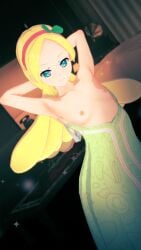 1girls babydoll blonde_hair female female_only kirahoshi_ciel kirakira_precure_a_la_mode koikatsu koikatsu_(medium) kraguto_games light-skinned_female light_skin long_hair naked nipples nude nude_female precure pretty_cure toei_animation