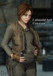1girls 3d 3d_(artwork) alternate_ass_size alternate_body_type alternate_breast_size belly_bulge blender blender_(artwork) blender_(software) brown_hair brown_hair brunette_female brunette_hair brunette_hair_female dont_bully_(artist) female huge_belly inflated_belly jyn_erso pregnant pregnant_belly pregnant_female rogue_one:_a_star_wars_story star_wars stomach_bulge