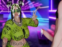 1boy 1boy1girl 1boy1girls 1girls 3d 3d_(artwork) alternate alternate_ass_size alternate_breast_size alternate_version_available billie_eilish billie_eilish_(fortnite) black_hair blender blender_(artwork) blender_(software) celebrity crop_top cum cum_on_face cum_on_hair cumshot cumshot_on_face cumshot_on_hair dont_bully_(artist) excessive_cum female femboy green_clothing hair_dye huge_ass huge_breasts huge_butt huge_cock huge_cock hung_femboy light-skinned_female light_skin oversized_breasts peace_sign real_person smiling smiling_at_viewer sunglasses sunglasses_on_face unseen_male_face voluptuous voluptuous_body voluptuous_female voluptuous_teen