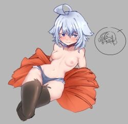 angel_engine_x blue_eyes blush breasts_out small_breasts thighs white_hair