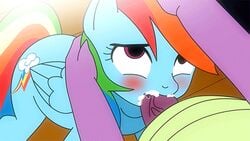 1boy 1girls 2016 animated blush cum cum_in_mouth cum_inside cutie_mark duo equine erection faceless_male fantasyblade feathered_wings feathers fellatio female feral friendship_is_magic fur furry hair interspecies male male/female mammal multicolored_hair my_little_pony oral pegasus penis pony rainbow_dash_(mlp) rainbow_hair sex short_playtime spike_(mlp) straight wings