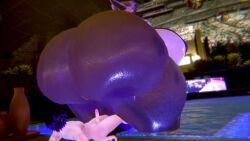 3d anthro ass_focus between_breasts big_breasts big_nipples breasts canine female furry huge_breasts humanoid hyper hyper_ass lovely_female male/female massive_ass music music_video nipples penis playfully_dominant sleepy_bunny sweat tagme video vrchat vrchat_avatar wet_body
