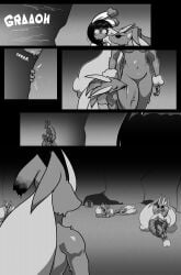 2026 absurd_res ambiguous_anthro ambiguous_feral ambiguous_gender andre_(cuchuflin) animal_humanoid anthro arachnid arachnid_humanoid armwear arthropod arthropod_humanoid biped blood bodily_fluids breasts clothed clothed_humanoid clothed_male clothing comic cuchuflin english_text fake_ears fake_rabbit_ears female female_anthro femboy feral generation_4_pokemon generation_5_pokemon group hi_res humanoid lopunny male male_humanoid navel nintendo nude nude_anthro nude_female pokemon pokemon_(species) scolipede standing sweat sweatdrop text