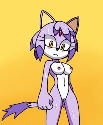 1girls anthro bannerniceman blaze_the_cat cat female female_only furry furry_female furry_only mobian nipples nude nude_female pussy sega solo solo_female solo_focus sonic_(series) sonic_the_hedgehog_(series)