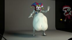 1boy 1girls 3d animated anon ass big_ass big_belly big_belly_girl big_butt brown_hair butt caine_(the_amazing_digital_circus) digested_prey digesting_prey digestion fat_ass fat_butt female female_focus glitch_productions hat huge_ass huge_butt jester jester_hat killabobo male photosession photoshoot pomni_(the_amazing_digital_circus) sound tagme the_amazing_digital_circus thick_ass thick_butt video vore weight_gain