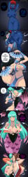 kitana kitana_(cosplay) long_hair marvel marvel_comics mortal_kombat mystique mystique_(marvel) shiftingfun transformation