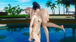 dead_or_alive dead_or_alive_xtreme_venus_vacation honoka_(doa) nyotengu 2girls