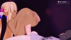 1futa 1girls 3d animated arcadia areolae big_breasts big_penis blonde_hair bottomless_futa breasts breasts_bigger_than_head busty busty_female dark-skinned_female dark_hair dickgirl female futa_on_female futa_with_female futanari gigantic_breasts hololive hololive_english hololive_english_-council- hololive_myth huge_breasts huge_cock intersex intersex/female koikatsu large_breasts large_penis light-skinned_futa loop massive_breasts naked_female ninomae_ina'nis nipples no_sound paizuri short_hair shorter_than_10_seconds titjob top_heavy tsukumo_sana video virtual_youtuber voluptuous voluptuous_female vtuber