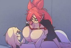1boy 1girls 2d animated annoyed baiken between_breasts big_breasts big_penis black_jacket blonde_hair breasts breasts_bigger_than_head breasts_out bridget bridget_(guilty_gear) clothed_female_nude_male creamy_cum cum cum_on_body cum_on_breasts cum_on_self cumming cumshot excessive_cum female femboy femboy_on_female femboy_on_tomboy gigantic_breasts grabbing_another's_breast guilty_gear huge_breasts huge_cock jacket jacket_open large_breasts light-skinned_male light_skin long_hair long_hair_female long_penis male massive_breasts mp4 musi_cassie nipples nude_male_clothed_female older_female orgasm paizuri paizuri_lead_by_male paizuri_on_lap pink_hair ponytail riosthename sound t-shirt tomboy tomboy_on_femboy tomboyish tomgirl trap twink video video_games younger_male