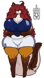 big_breasts breasts cleavage female furry huge_breasts maple_(mexifurfoof) mexifurfoof tagme thick_thighs wide_hips