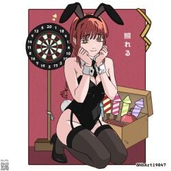1girls 2d 2d_(artwork) 2d_artwork adult adult_female black_bunny_ears black_bunnysuit black_footwear black_hairband black_high_heels black_legwear black_leotard black_necktie black_shoes black_stockings black_thigh_highs black_thighhighs black_topwear braid braided_hair braided_ponytail breasts bunny_costume bunny_ears bunny_tail bunnygirl bunnygirl_outfit bunnysuit busty busty_female busty_girl calves chainsaw_man cleavage closed_mouth_smile collar collarbone curvaceous curvaceous_body curvaceous_female curvaceous_figure curvaceous_hips curvy curvy_body curvy_female curvy_figure curvy_hips digital digital_art digital_drawing digital_drawing_(artwork) digital_media digital_media_(artwork) drawing elbows eyebrows_visible_through_hair female female_focus female_only fingers footwear full_body garter_straps groin high_heels high_resolution highres hourglass_figure inguinal_crease inguinal_ligament kneeling kneeling_female kneeling_on_floor kneeling_on_ground knees large_breasts lean_figure legs legs_closed legs_together legwear leotard light_smile long_hair looking_at_viewer makima_(chainsaw_man) mature mature_female narrow_waist nbart19047 necktie ponytail posing posing_for_the_viewer red-haired_female red_background red_hair ring_eyes ringed_eyes shoes shoulders simple_background sitting slender_body slender_waist slight_smile slim_female slim_waist smile smiley_face smiling smiling_at_viewer solo stockings thigh_highs thighhighs thighs thighs_together topwear white_collar white_wrist_cuffs wide_hips wrist_cuffs yellow-eyed_female yellow_eyes