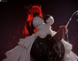 1futa 2d ai_generated balls big_balls big_breasts big_penis breasts busty cock curvaceous curvaceous_figure curvy curvy_body curvy_figure curvy_futa curvy_hips dick dickgirl futanari intersex penis quantrup solo solo_futa toned_futa cum horsecock_futa ejaculation succubus demon