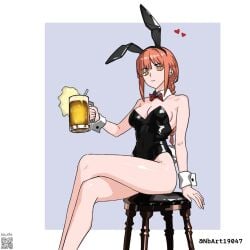 1girls solo female_only female female_focus long_hair collarbone shoulders fingers cleavage large_breasts breasts thighs legs knees calves groin slim_waist slim_female narrow_waist slender_waist slender_body lean_figure wide_hips hourglass_figure white_background simple_background sitting looking_at_viewer digital digital_media digital_art digital_drawing digital_media_(artwork) digital_drawing_(artwork) 2d 2d_(artwork) 2d_artwork drawing chainsaw_man makima_(chainsaw_man) red_hair red-haired_female yellow_eyes yellow-eyed_female braid braided_hair braided_ponytail ponytail adult adult_female mature_female mature ringed_eyes ring_eyes busty busty_female smile smiling smiley_face smiling_at_viewer closed_mouth_smile light_smile slight_smile eyebrows_visible_through_hair bunnygirl bunny_costume bunnygirl_outfit bunny_tail bunnysuit leotard topwear bunny_ears black_bunnysuit black_leotard black_topwear black_bunny_ears black_hairband collar white_collar wrist_cuffs white_wrist_cuffs bowtie red_bowtie arm_support busty_girl inframammary_fold beer legs_crossed crossed_legs crossed_legs_(sitting) watson_cross bare_skin bare_shoulders bare_chest bare_arms bare_hands bare_hips bare_thighs bare_legs bare_knees bare_calves exposed_skin exposed_shoulders exposed_chest exposed_arms exposed_hips exposed_thighs exposed_legs badly_drawn nbart19047