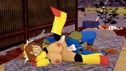 3d big_breasts bikini bikini_top boots brown_hair cat_ears catgirl crossover cum cum_on_face fallout furry furry_female gameoverse goggles gritted_teeth gritting_teeth hand_on_leg hand_on_thigh harness hiderlink20 kit_(gameoverse) koikatsu large_breasts large_penis leg_lift leg_up penetration penis penis_in_pussy sex shocked shocked_expression shocked_eyes spoon_position spooning spread_legs straight sweat sweating sweating_female sweaty sweaty_body text text_bubble vault_dweller