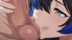 2d_animation ai_generated animated daffodill_(neverness_to_everness) handjob krita_program live2d neverness_to_everness tagme testicle_sucking video