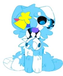 anthro breasts cyan_body digital_drawing_(artwork) edit edited hungary kit_community meddy_kit munchykirby1 navy_blue_nipples original_character sitting_on_floor small_nipples star_on_head tagme tiktok violet_mouth white_background