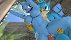 3d_(artwork) absurd_res against_surface against_wall animal_genitalia animal_penis anthro avian ball_gag breast_grab breasts canine_genitalia canine_penis digital_media_(artwork) duo equid equine female female_penetrated friendship_is_magic from_behind_position gag gallus_(mlp) genitals gryphon hand_on_breast hasbro hi_res horn knot knotted_penis leg_grab low-angle_view male male/female male_penetrating male_penetrating_female mammal my_little_pony mythological_avian mythological_creature mythological_equine mythology nipples nude penetration penis rainium sex source_filmmaker_(artwork) standing standing_doggystyle standing_sex thigh_grab trixie_(mlp) unicorn vaginal vulva