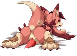 animal_genitalia animal_penis anus dragon erection granblue_fantasy male male_only nude penis solo spread_legs spreading vyrn young