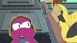animated animated_gif animation baecohn brown_hair cat cat_ears cat_girl cat_tail catgirl female female_focus gameoverse gif glitch_productions gobbles_(gameoverse) kit_(gameoverse) kit_bodega lol_comments no_sound penetration