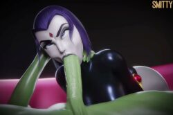 3d_animation beast_boy blowjob deepthroat green_skin rachel_roth raven_(dc) smitty34 sound tagme teen_titans video