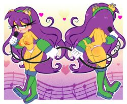 1girls demichan female mina_mongoose modeling mongoose panties sega singing solo sonic_(series) sonic_the_hedgehog_(archie) sonic_the_hedgehog_(comics) sonic_the_hedgehog_(series) underwear