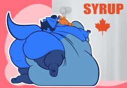 4foxsakes bbw big_ass big_breasts breasts bubble_butt female furry huge_ass hyper hyper_obese inflation inflation_fetish lucario morbidly_obese morbidly_obese_anthro morbidly_obese_female obese obese_anthro obese_female overweight pokémon_(species) pokemon pokemon_(species) thick_thighs thighs weight_gain wide_hips