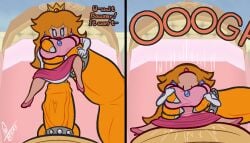 bowser cock_ring female male/female mario_(series) paper_mario paper_peach princess_peach sex supermoonshroom vaginal_penetration