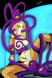 anthro anthro_only aural black_eyes blonde_hair breasts cheetara drool drool_on_face feline female female_only femsub furry hair head_parasite long_hair mind_control mobile_size nipples no_humans oral parasite penetration purple_tentacle pussy rape restrained reupload sitting spiral_eyes spread_legs squid stomach_bulge tear tears tentacle thundercats vaginal_penetration