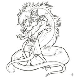 2boys anthro barefoot bulge clothes erection furry happy happy_trance male maledom malesub mind_control mobile_size monochrome multiple_boys nipples penis ring_eyes shorts smile standing tail teeth tenting topless yaoi