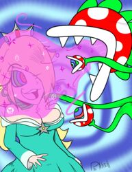 1hypno absurdres aural blonde_hair brain_injection breasts desktop_size duo female female_only femsub green_tentacles hair happy_trance hypnotic_eyes hypnotic_gas kaa_eyes mario_(series) mind_control nintendo open_mouth penken piranha_plant princess_rosalina