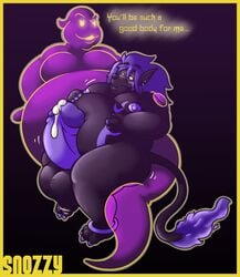 1boy anthro balls cum cum_on_penis cumdrip empty_eyes erection furry ghost hair hyper hyper_balls hyper_penis hypnosis inflation male male_only maledom malesub mind_control mobile_size nipples no_link penis possession precum purple_hair short_hair speech stomach_bulge tail text vore yaoi