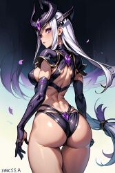 ai_generated female league_of_legends looking_at_viewer lux_paladin syndra video_games yodayo