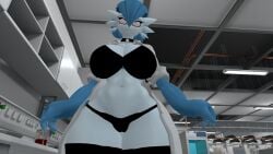 big_breasts bikini clothed dr._voir gardevoir pokemon pokemon_(species) teasing thick_thighs vrcgooner06 vrchat