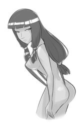 1girls avatar_legends brokenlynx dark-skinned_female dark_skin eska female medium_breasts monochrome sling_bikini solo swimsuit the_legend_of_korra water_tribe