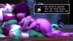 3d 3d_(artwork) 3d_animation animated balls big_penis breasts carpet dancing deltarune deltarune_chapter_2 dialogue dialogue_box glasses goat handjob hat humanoid humanoid_genitalia humanoid_penis kris_(deltarune) loop looping_animation monster naked naked_female nipples no_sound nude nude_female partially_clothed ralsei ralsei_(deltarune) ralsei_with_white_fur sarah_dellen sarahdellen scalie scarf sfm source_filmmaker susie_(deltarune) tagme undertale undertale_(series) veiny_penis video