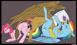 anus avian backlash91 dildo equine feathered_wings feathers female friendship_is_magic gilda_(mlp) group group_sex gryphon horse kissing mammal my_little_pony pegasus pinkie_pie_(mlp) pony pussy rainbow_dash_(mlp) sex sex_toy straight_hair threesome wings yuri