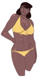 bikini dark-skinned_female dark_skin female fruit_basket_(jamesab) helen_de_silva_(jamesab) jamesab non_canon original_character