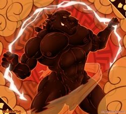 2024 5_fingers abs abstract_background anthro anthrofied artist_name balls barazoku belly biceps big_belly big_muscles big_pecs big_penis bigshadowdragon black_body censored character_name clawed_fingers claws closed_smile clothing cloud crossover deltoids detailed_background disney disney's_hercules electricity electricity_manipulation elemental_manipulation english_text finger_claws fingers flaccid flesh_fang foreskin genitals glowing godzilla godzilla_(series) grin grinning_at_viewer hi_res humanoid_genitalia humanoid_hands humanoid_penis ineffective_censorship kaiju lightning lightning_bolt lizard male manly mouth_closed muscular muscular_anthro muscular_arms muscular_legs muscular_male muscular_thighs navel nipples non-mammal_balls non-mammal_nipples nude nude_anthro nude_male obliques pecs penis portrait red_background reptile sash scales scalie serratus simple_background smile smiling_at_viewer snout solo standing style_crossover style_emulation text three-quarter_portrait toho toothy_grin translucent translucent_clothing unretracted_foreskin vein veiny_penis zeus_(disney) zeuszilla