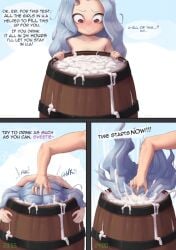 ahe_gao cum cum_in_mouth eri_(my_hero_academia) kevab my_hero_academia swallowing