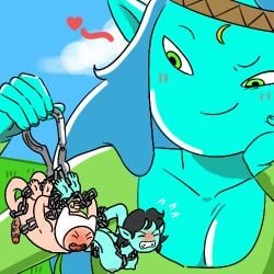 adventure_time bdsm canyon_(adventure_time) femdom finn_the_human giantess marceline_abadeer thewizud