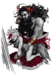 2boys all_fours anal anal_sex beard blush daddy daddy_and_twink daddy_kink deity dilf doggy_style european_mythology femboy gay gay_anal gay_domination gay_sex greek_mythology long_beard male male/male male_only mature mature_male muscular muscular_male mythology nude nude_male octoerotic older_dom_younger_sub older_man_and_younger_boy pleasure_face public_domain twink twink_and_daddy yaoi