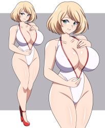 abysswatchers alien_quest_eve big_breasts breasts ellen_(alien_quest_eve) female female_only short_hair solo tagme