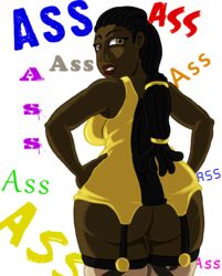 ass big_ass dark-skinned_female dark_skin female mz._thickness