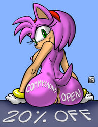 amy_rose anus ass body_writing breasts looking_at_viewer nipples nude rule34rox sonic_(series)