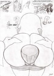 adventure_time ass big_butt big_clitoris butt cartoon_network clitoris hueci ice_king penetration penis plump_labia pov princess_bubblegum pussy thick_thighs thighs vaginal_penetration