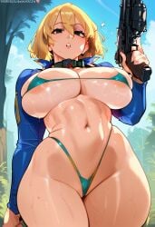 vault girl from fallout by hellblueboy4