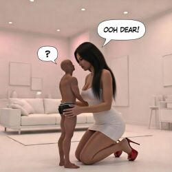 1boy 1boy1girl 1girls 3d big_ass big_breasts bigger_female boyfriend boyfriend-girlfriend breasts breasts_bigger_than_head couple couple_(romantic) curvaceous curvy curvy_figure duo female girlfriend height_difference hips hourglass_figure larger_female light-skinned_female light-skinned_male light_skin male male/female mature mature_female mature_male ofenbach3d original original_character original_characters shorter_male size_difference slim_waist smaller_male straight tall tall_female taller_female thick thick_hips thick_legs thick_thighs thighs voluptuous waist wide_hips